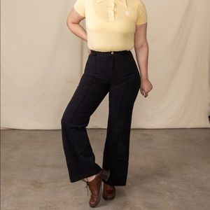 XL Black Big Bud Press Western Pants